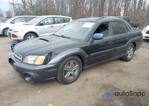 2005 Subaru Baja Turbo из США, поврежденный, VIN 4S4BT63C055100775